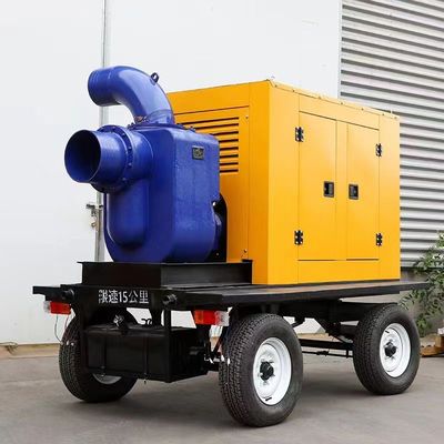 De gemakkelijke Geïnstalleerde 12 PK-van de Diesel die Motor van de het Waterpomp Waterpomp voor Watercontrole wordt geplaatst
