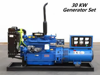 Stabiel Voltage 30 KW-van de Diesel de Dieselmotorgenerator Generator590kg 6 Cilinder