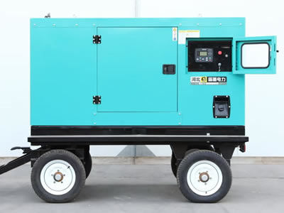 De compacte Grootte Mobiele Diesel Generatorsmacht plaatste 60 Herz voor Flexibele Verrichting
