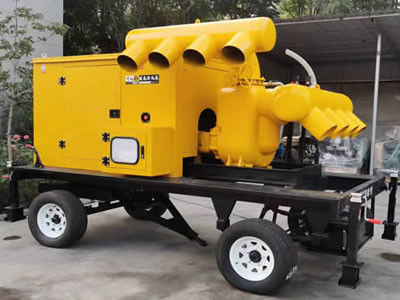 Het hydraulische Op zwaar werk berekende van de Diesel Gietijzer Waterpomp Weinig Onderhoud